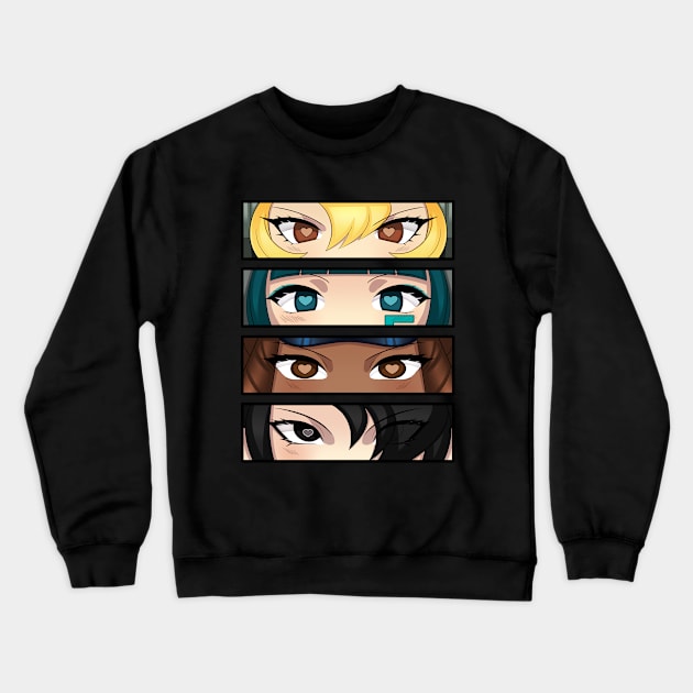 GG girl's eyes Crewneck Sweatshirt by Rudie Queen